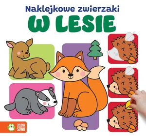 Naklejkowe zwierzaki. W lesie Naklejkowe zwierzaki. W lesie