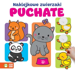 Naklejkowe zwierzaki. Puchate Naklejkowe zwierzaki. Puchate