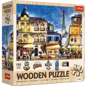 PUZZLE 1000 Puzzle Drewniane Francuska uliczka 20209 PUZZLE 1000 Puzzle Drewniane Francuska uliczka 20209