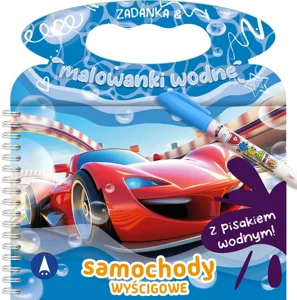 Zadanka & malowanki wodne Samochody wyścigowe Zadanka & malowanki wodne Samochody wyścigowe