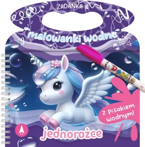 Zadanka & malowanki wodne Jednorożce Zadanka & malowanki wodne Jednorożce