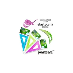 Ekierka elastyczna 14cm MIX Ekierka elastyczna 14cm MIX