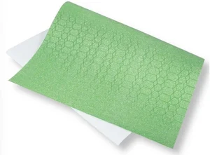 Papier ozdobny brokatowy 140g 40x60cm zielony 5ark Papier ozdobny brokatowy 140g 40x60cm zielony 5ark