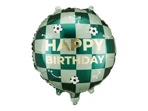 Balon foliowy Happy Birthday piłki 35x35cm Balon foliowy Happy Birthday piłki 35x35cm