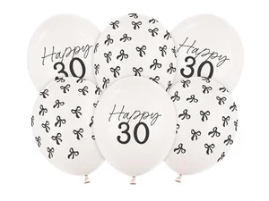 Balony 30 Pastel Off-white 30cm 6szt