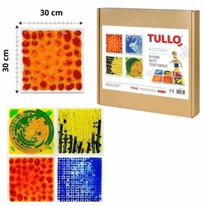 Ścieżka sensoryczna płytki fakturowe 30x30cm 4szt