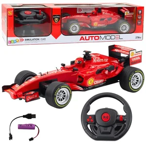 Wyścigówka RC z dźwiękiem 1:12 czerwona