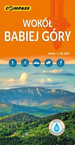 Wokół Babiej Góry laminowana mapa turystyczna 1:60 000
