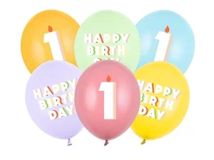 Balony 1 mix 30cm 50szt