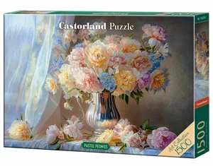 Puzzle Pastel Peonies 1500 C-152278-2
