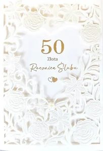 Karnet Rocznica Ślubu 50