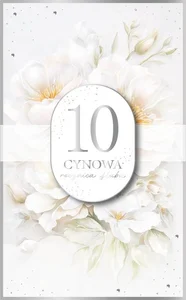 Karnet Rocznica Ślubu 10