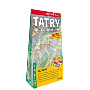 Tatry. Mapa panoramiczna; laminowana mapa turystyczna 1:28 000 Tatry. Mapa panoramiczna; laminowana mapa turystyczna 1:28 000