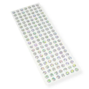 Kryształki samoprzylepne srebrne 10mm Kryształki samoprzylepne srebrne 10mm