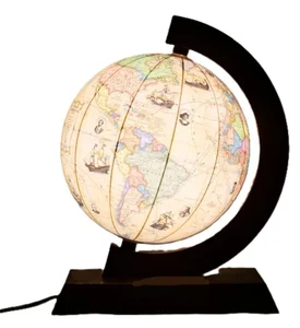 Globus trasami odkrywców podświetl. 25cm UA Globus trasami odkrywców podświetl. 25cm UA