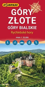 Góry Złote Góry Bialskie mapa turystyczna 1:35 000