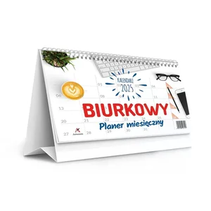 Kalendarz 2026 biurkowy planer stojący 24x15cm