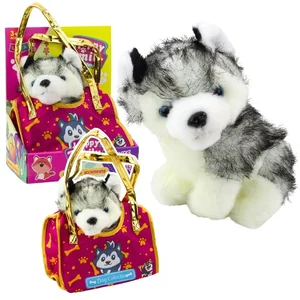 Piesek Husky w torebce pluszowy Piesek Husky w torebce pluszowy