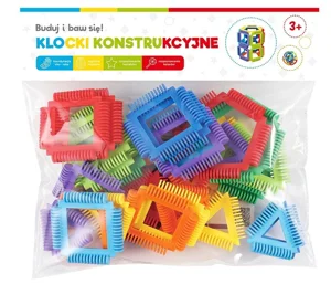 Klocki konstrukcyjne figury przestrzenne