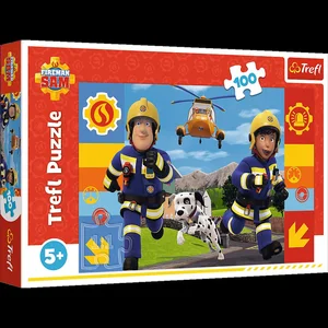 Puzzle Zawsze pomocny Strażak Sam 100