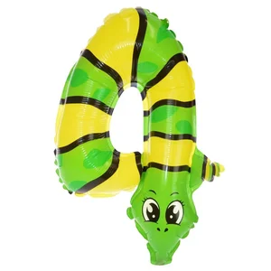 Balon foliowy cyferka 4 zwierzątko Balon foliowy cyferka 4 zwierzątko