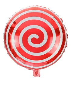 Balon foliowy lizak czerwony