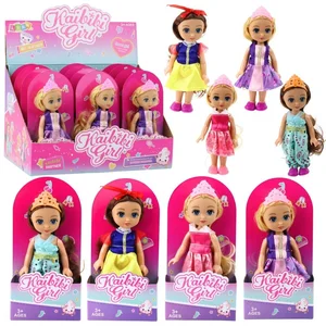 Mini laleczka księżniczka z akcesoriami 17cm MIX