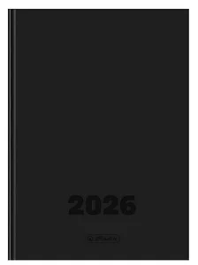 Kalendarz 2026 A5 dzienny Szefa DTP czarny HERLITZ