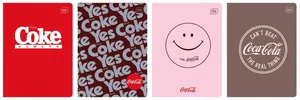 Zeszyt A5/60K kratka M Hybrid Coca Cola (10szt)