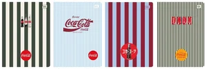 Zeszyt A5/80K kratka Soft Touch Coca Cola (10szt)