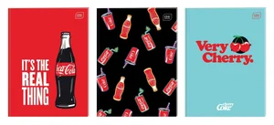 Zeszyt A4/32K kratka M Mat+UV Coca Cola (10szt) Zeszyt A4/32K kratka M Mat+UV Coca Cola (10szt)