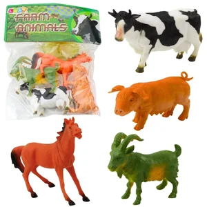 Figurki zwierzęta gospodarskie farmerskie 4szt