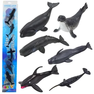 Zestaw mini figurek zwierzęta morskie 6-8cm 6szt