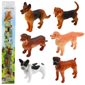 Zestaw mini figurki psy 4cm 6szt Zestaw mini figurki psy 4cm 6szt