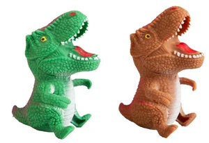 Gniotek dinozaur T-Rex gumowy 1szt.mix