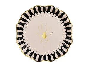 Talerzyki Pająk 23cm 6szt Talerzyki Pająk 23cm 6szt