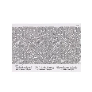 Blok techniczny A4/10K 240g Labirynt