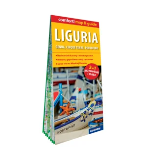 Liguria: laminowany map&guide (2w1: przewodnik i mapa)