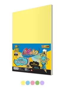 Papier ksero A4 160g 5 kolorów 50 arkuszy pastel Papier ksero A4 160g 5 kolorów 50 arkuszy pastel