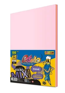 Papier ksero A4 80g 5 kolorów różowych 100 arkuszy Papier ksero A4 80g 5 kolorów różowych 100 arkuszy