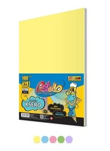 Papier ksero A4 80g 5 kolorów 100 arkuszy pastel Papier ksero A4 80g 5 kolorów 100 arkuszy pastel