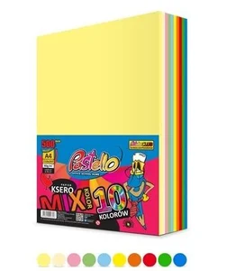 Papier ksero A4 80g 10 kolorów 500 arkuszy Papier ksero A4 80g 10 kolorów 500 arkuszy