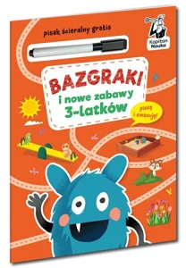 Bazgraki i nowe zabawy 3-latków. Kapitan Nauka. Bazgraki