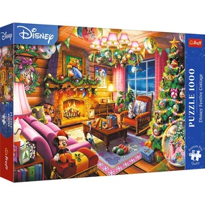 Puzzle 1000 Świąteczna chatka Disney TREFL