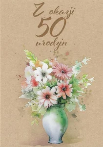 Kartka okolicznościowa Urodziny 50