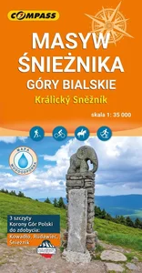 Mapa turystyczna - Masyw Śnieżnika laminowana Mapa turystyczna - Masyw Śnieżnika laminowana