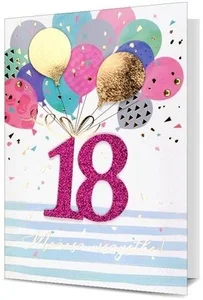 Karnet Urodziny 18