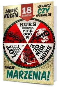 Karnet B6 Urodziny 18 Karnet B6 Urodziny 18