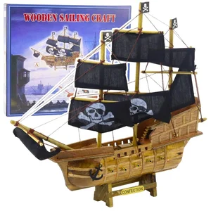Model kolekcjonerski Statek Żaglowiec Piracki czar