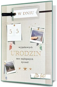 Karnet B6 Urodziny (wymienne cyfry) Karnet B6 Urodziny (wymienne cyfry)